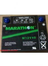 cnb蓄電池M12V40 GNB電池 Marathon M系列
