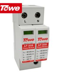同為（TOWE）B級80KA2P防雷防浪涌/電涌保護(hù)器SPD工業(yè)家用